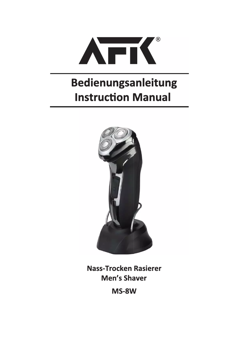 Imagen de la primera página del manual del dispositivo MS-8W