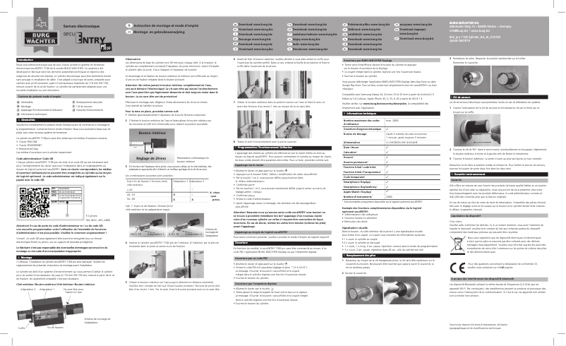 Imagen de la primera página del manual del dispositivo Entrypro 7100