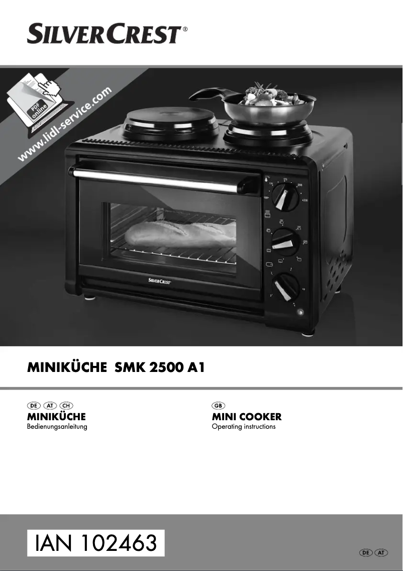 Página nº 1 - Manual de usuario SilverCrest SMK 2500 A1