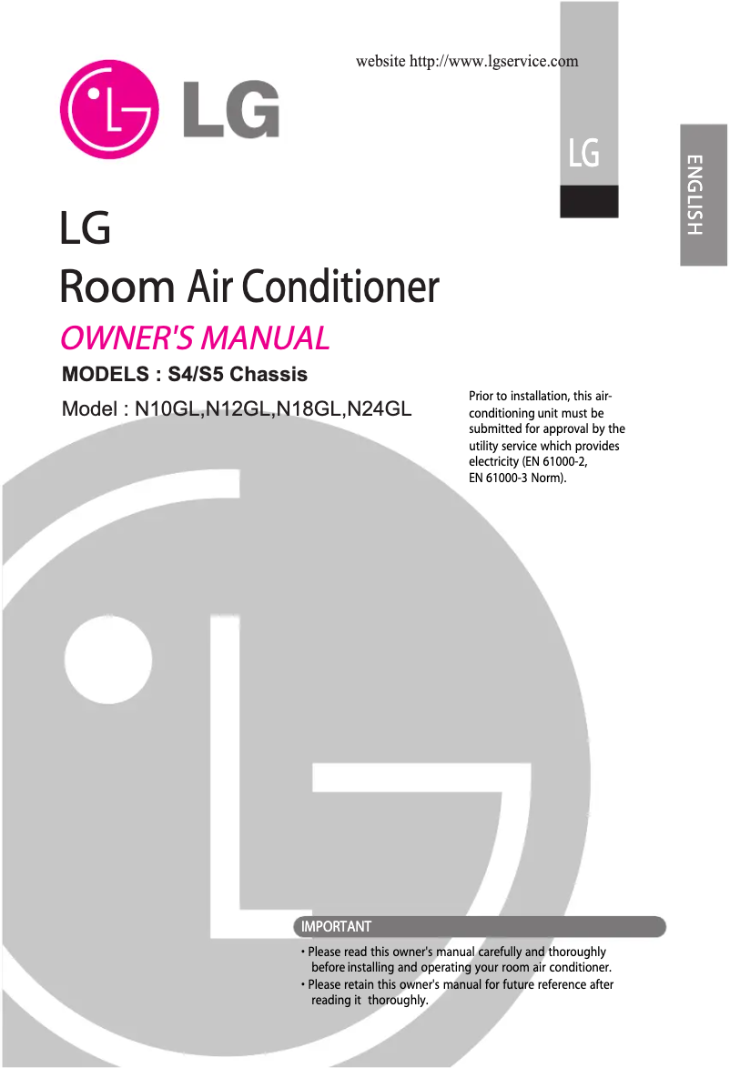 Imagen de la primera página del manual del dispositivo N10GL