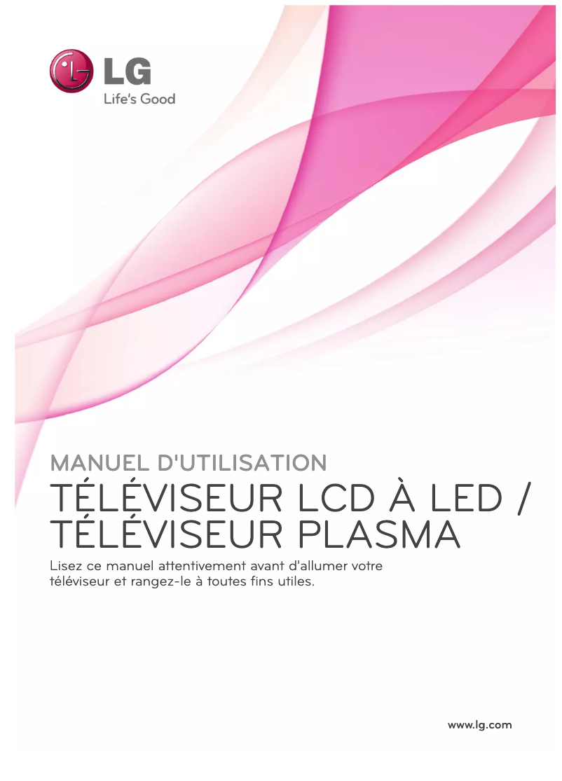 Imagen de la primera página del manual del dispositivo 55LW5700