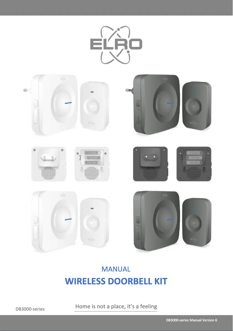Imagen de la primera página del manual del dispositivo DB3000-P1C2W