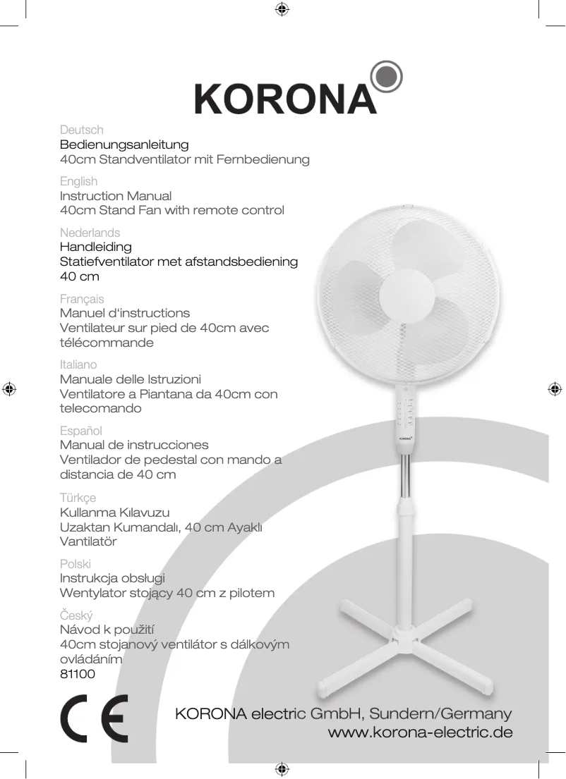 Página 1 del manual Manual de usuario Korona 81100