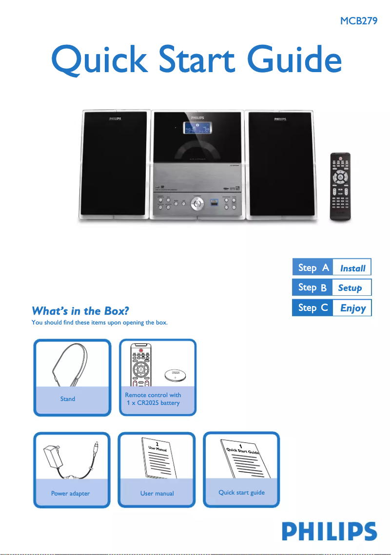Imagen de la primera página del manual del dispositivo MCB279