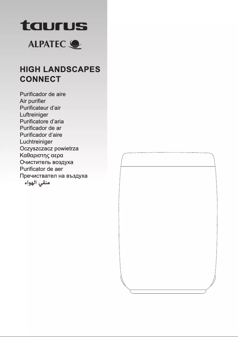 Imagen de la primera página del manual del dispositivo High Landscapes Connect