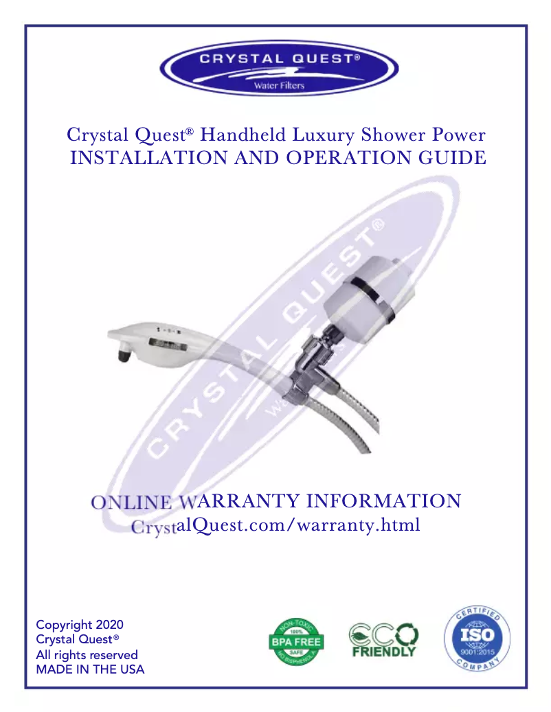 Imagen de la primera página del manual del dispositivo CQE-SP-00805