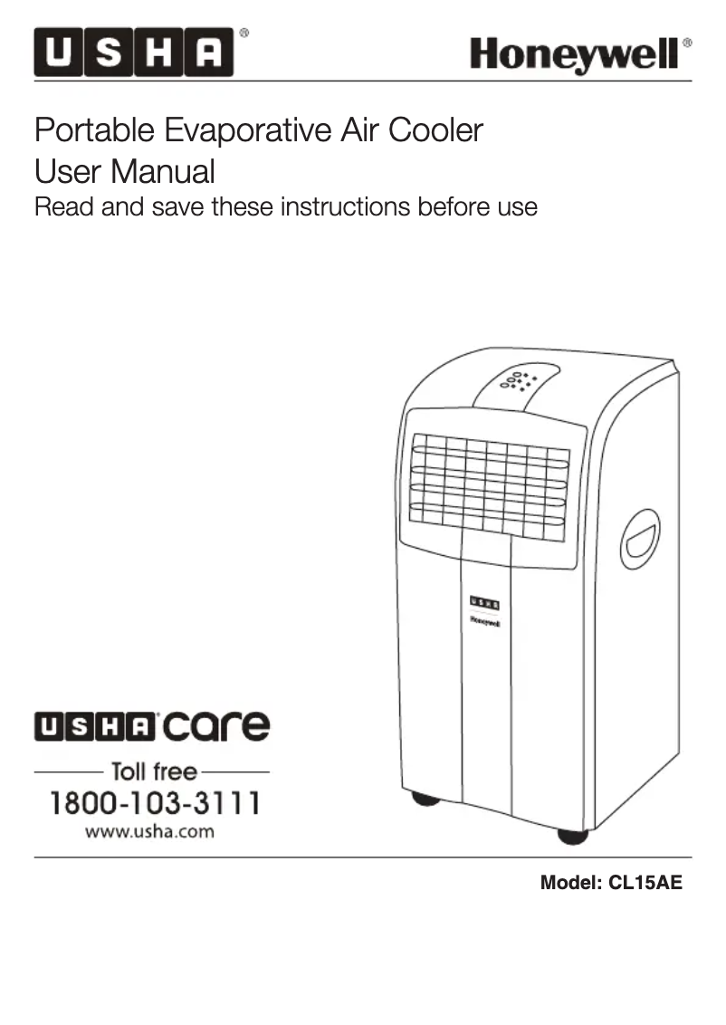 Imagen de la primera página del manual del dispositivo CL15AE