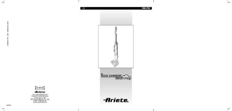 Página 1 del manual Manual de usuario Ariete Floor 2705