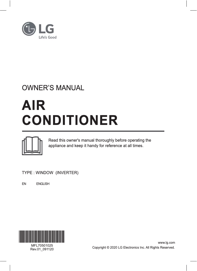 Página 1 del manual Manual de usuario LG LA150EC