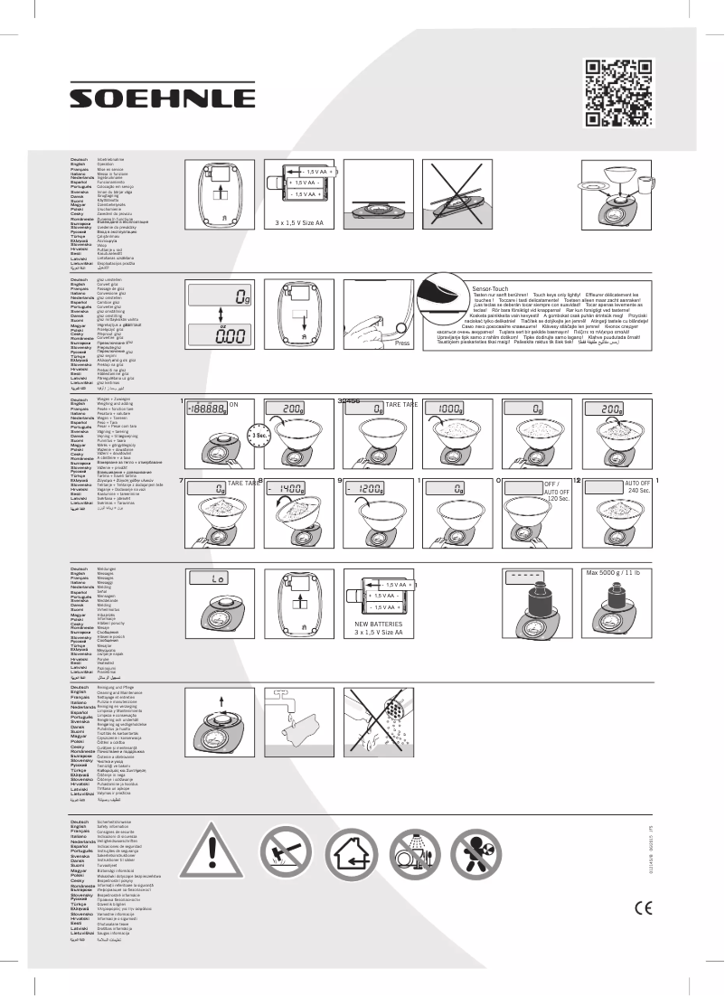 Página 1 del manual Manual de usuario Soehnle Vintage Style 66229