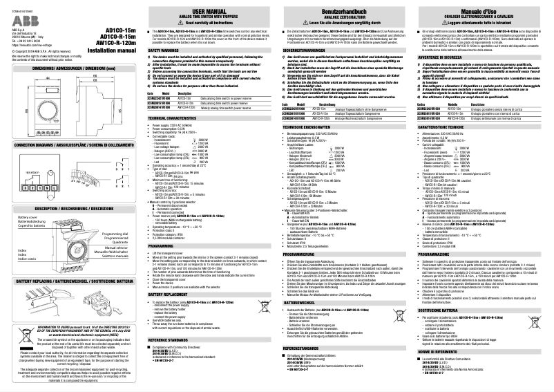 Imagen de la primera página del manual del dispositivo AD1CO-R-15m