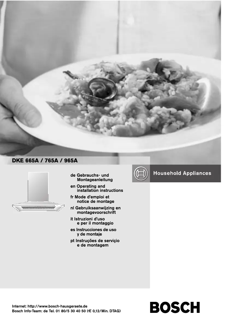 Imagen de la primera página del manual del dispositivo DKE765A