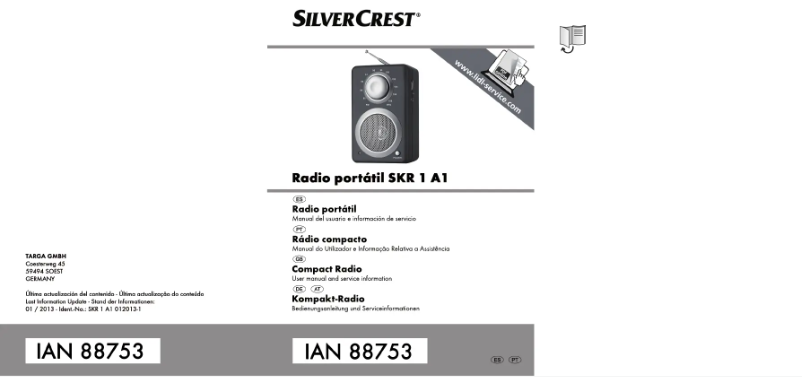 Imagen de la primera página del manual del dispositivo SKR 1 A1
