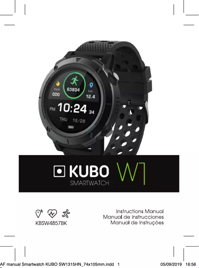 Página 1 del manual Manual de usuario Kubo KBSW4857