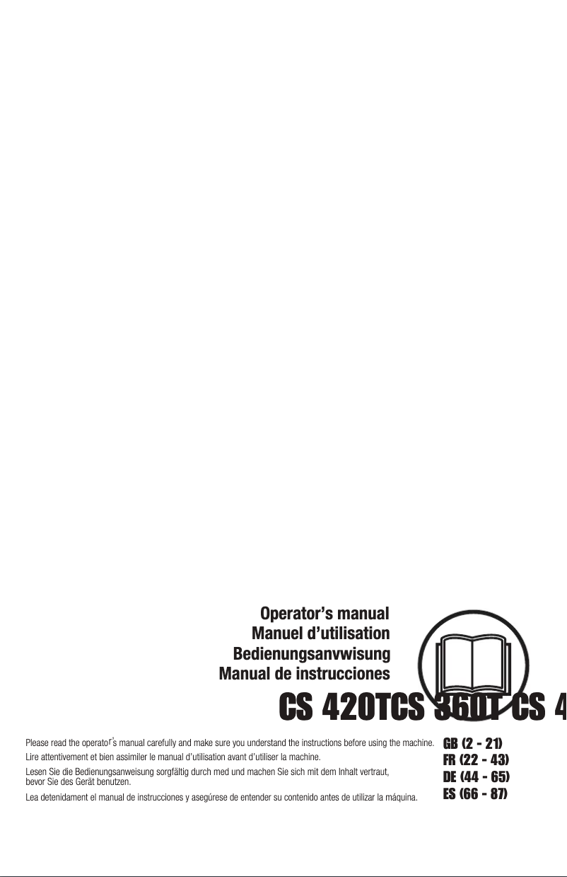 Imagen de la primera página del manual del dispositivo CS 400T