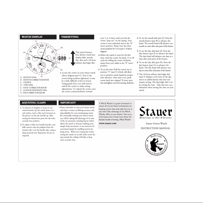Página nº 1 - Manual de usuario Stauer 17453