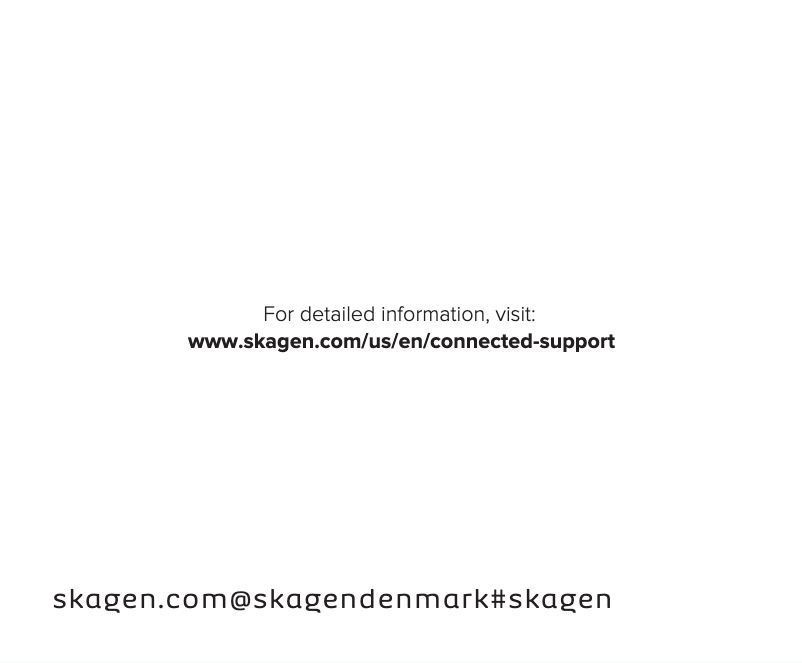 Página 1 del manual Manual de usuario Skagen Falster Gen 3 Connected SKT5002