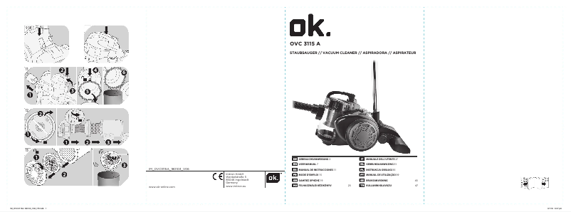 Imagen de la primera página del manual del dispositivo OVC 3115 A