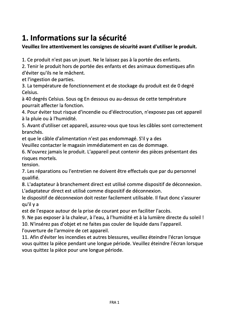 Página nº 1 - Manual de usuario Denver MLE-2705