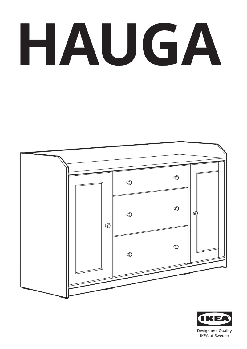 Página 1 del manual Manual de usuario Ikea HAUGA 304.569.08