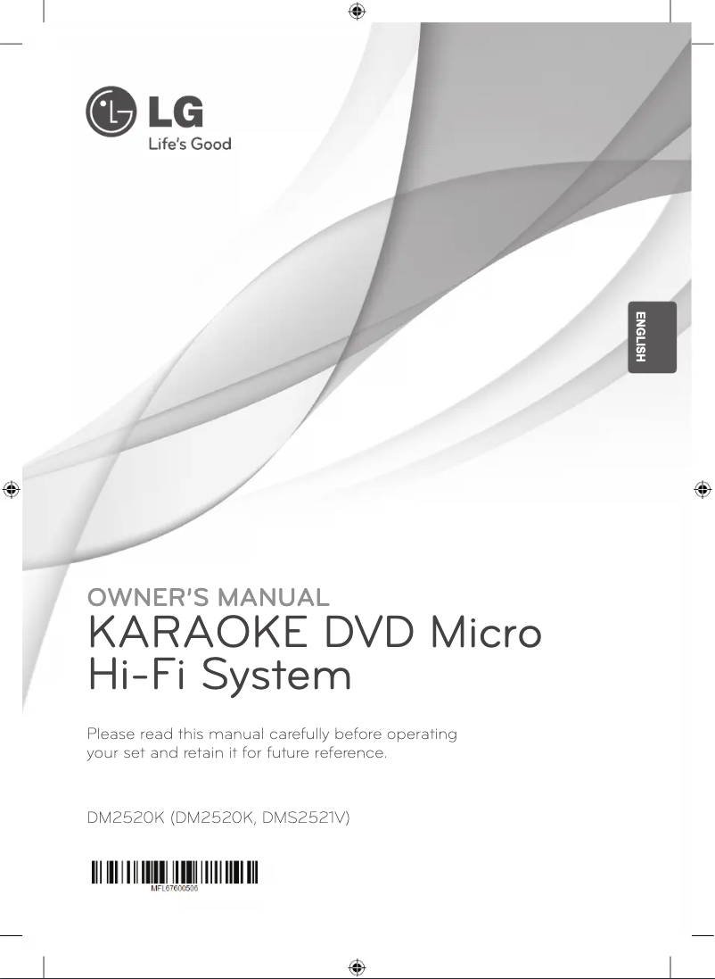 Imagen de la primera página del manual del dispositivo DM2520K