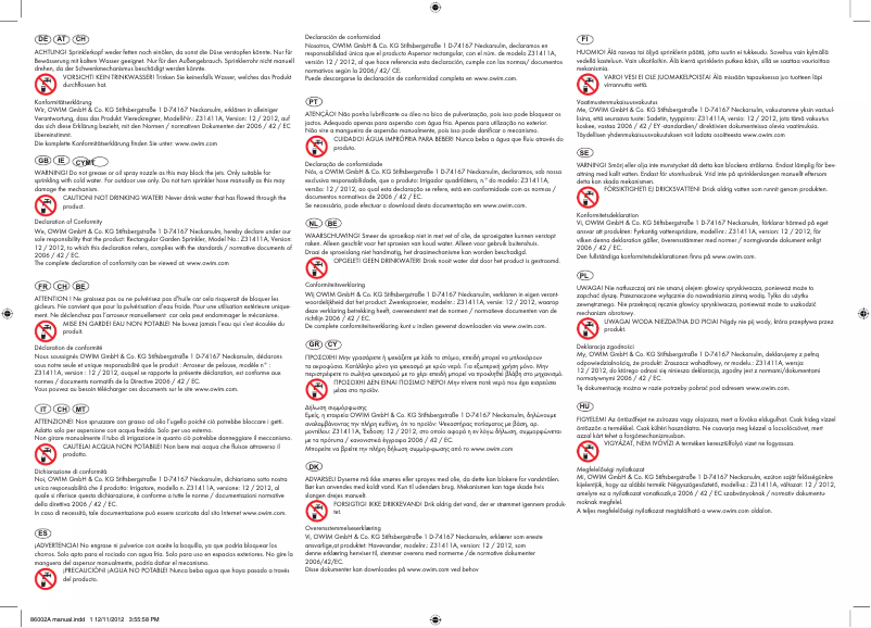 Imagen de la primera página del manual del dispositivo Z31411A