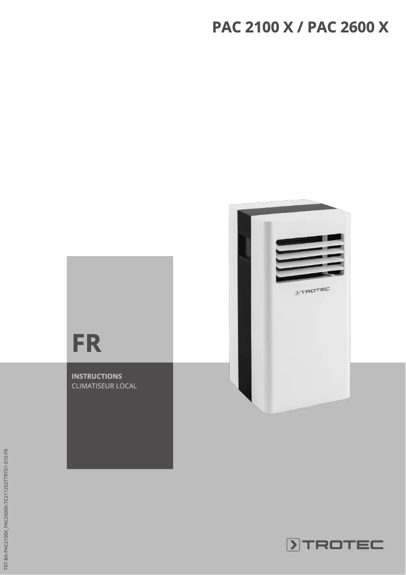 Imagen de la primera página del manual del dispositivo PAC 2600 X