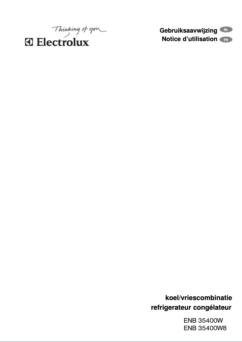 Página 1 del manual Manual de usuario Electrolux ENB 35400 W8