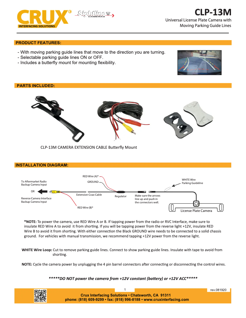 Página nº 1 - Manual de usuario CRUX CLP-13M