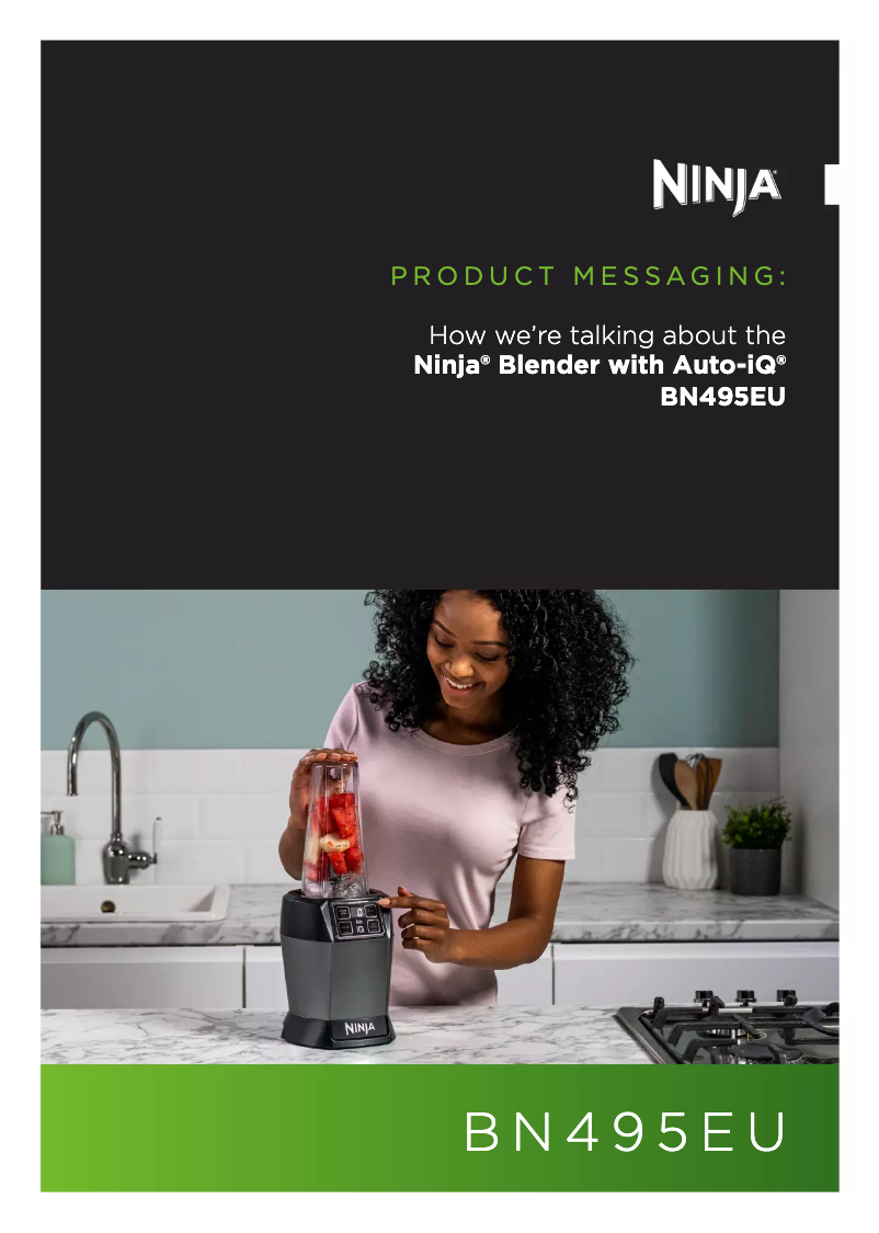 Página 1 del manual Ficha técnica Ninja BN495EU