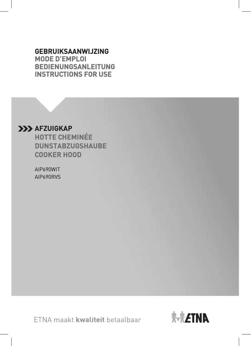 Imagen de la primera página del manual del dispositivo AIP690WIT