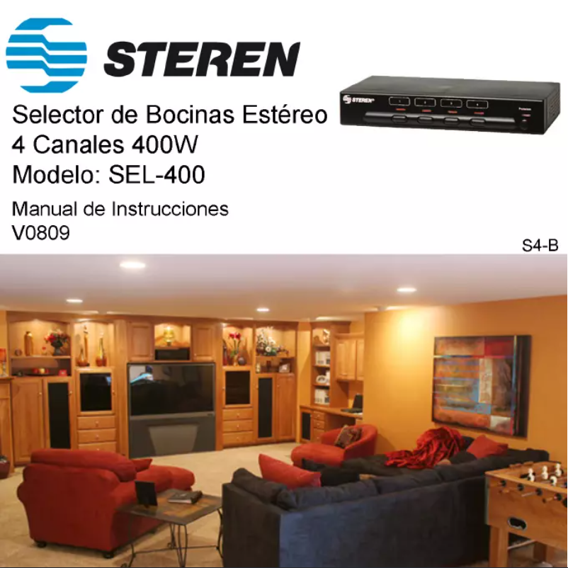 Página 1 del manual Manual de usuario Steren SEL-400