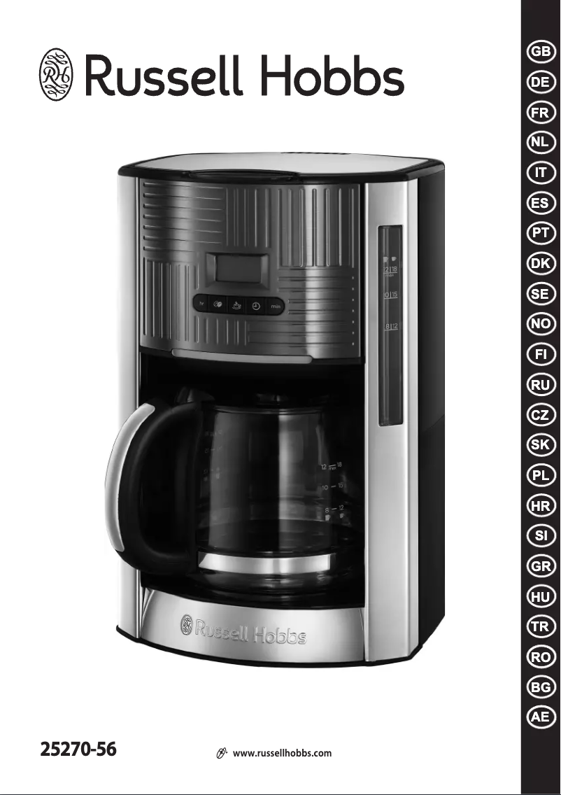 Página 1 del manual Manual de usuario Russell Hobbs Geo Steel 25270-56