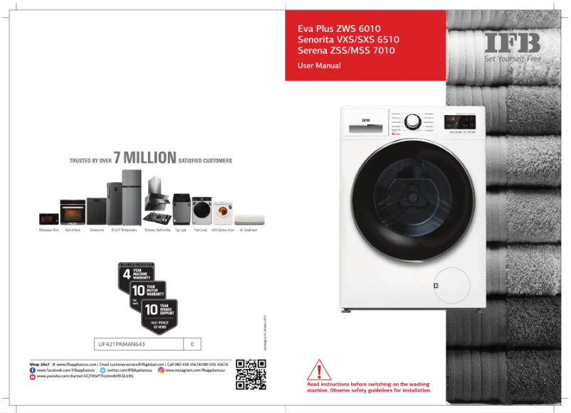 Imagen de la primera página del manual del dispositivo Senorita VXS 6510