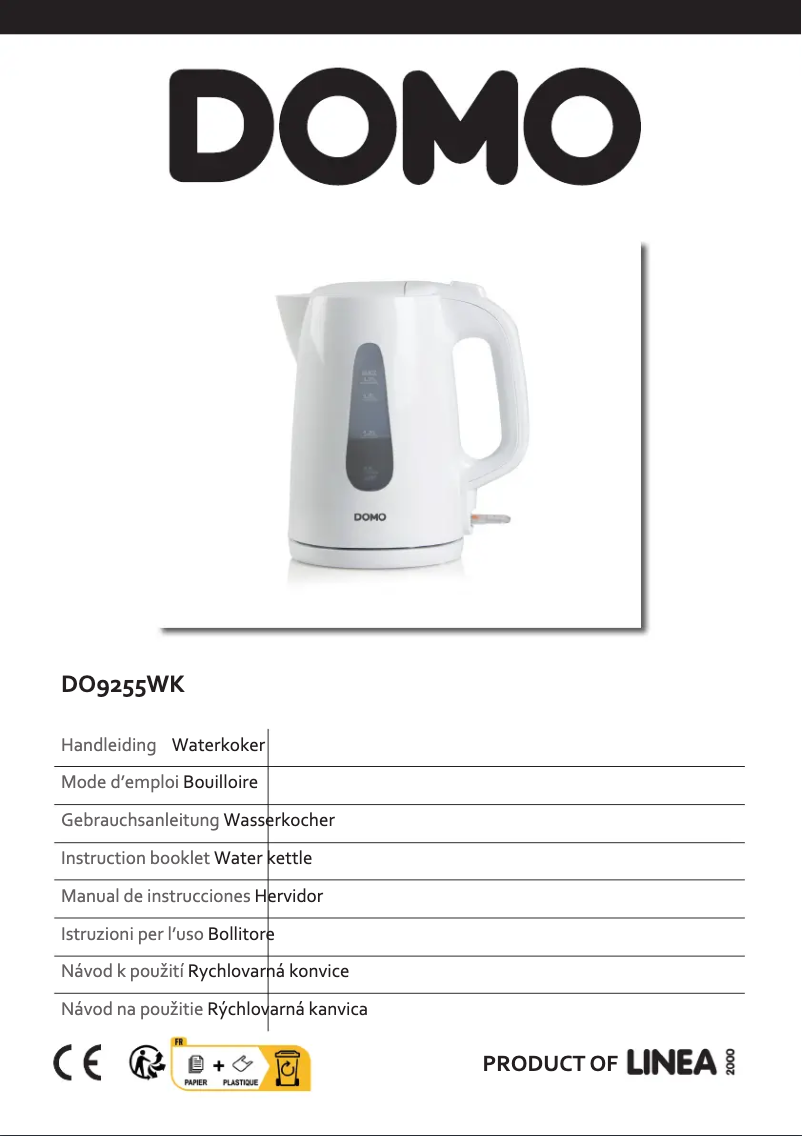 Imagen de la primera página del manual del dispositivo DO9255WK