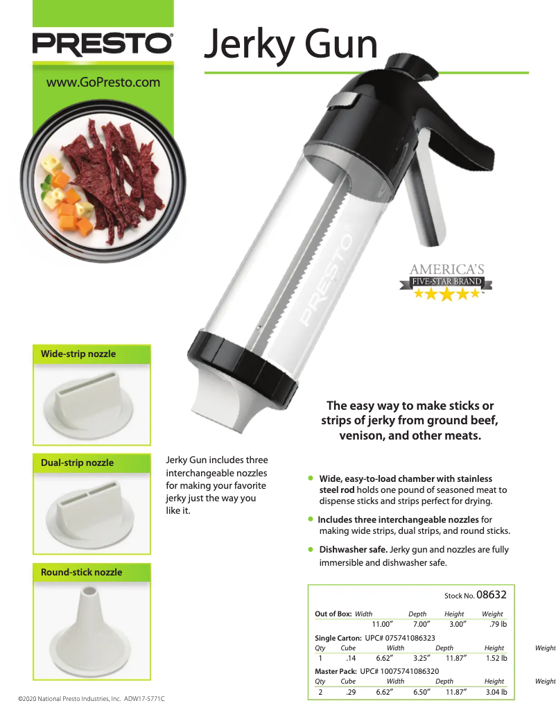 Imagen de la primera página del manual del dispositivo 08632