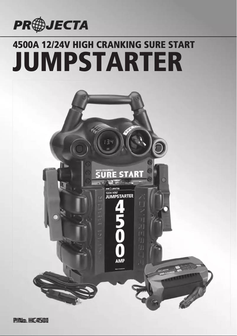 Página nº 1 - Manual de usuario Projecta HC4500