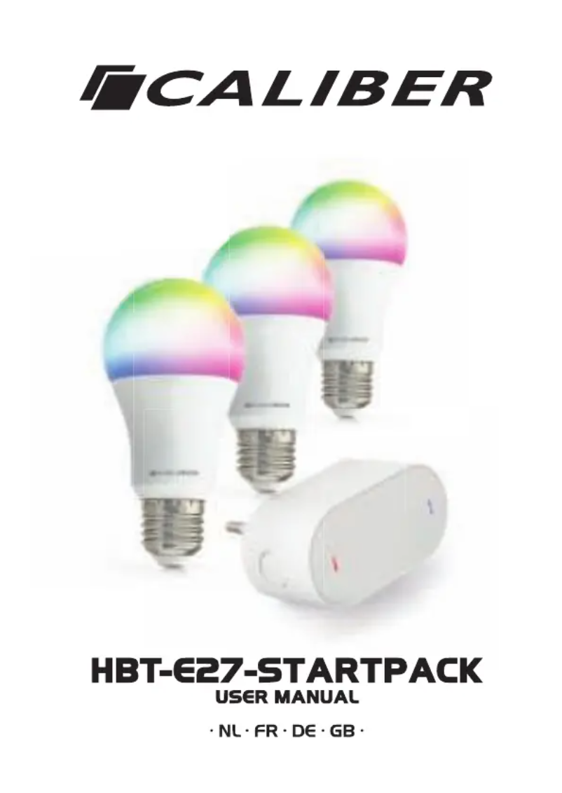 Página 1 del manual Manual de usuario Caliber HBT-E27