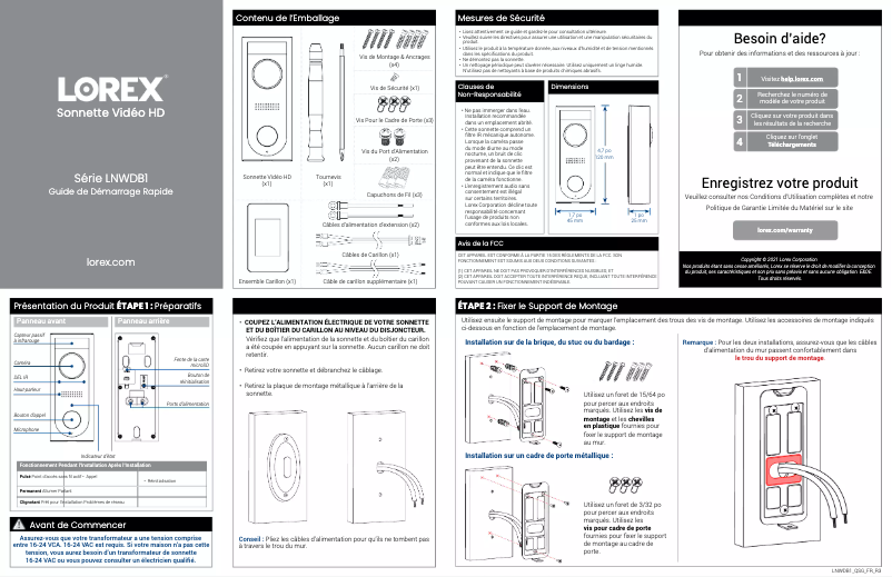 Imagen de la primera página del manual del dispositivo LNWDB1