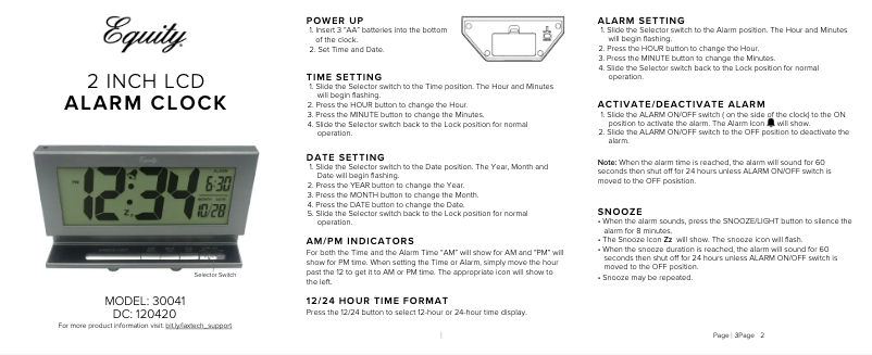 Página nº 1 - Manual de usuario La Crosse Technology 30041