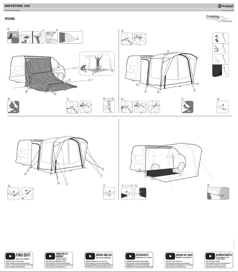 Página 1 del manual Manual de usuario Outwell Waystone 160