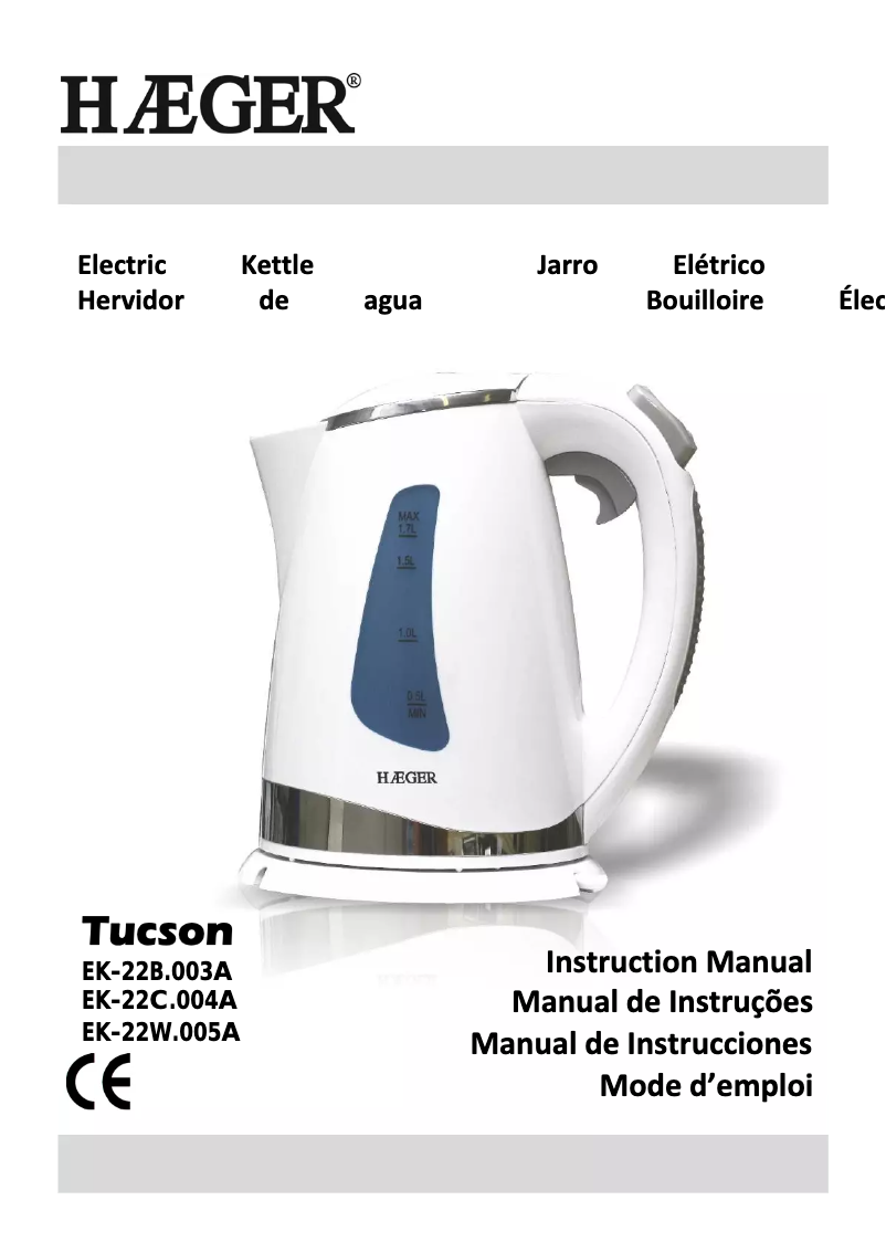 Página 1 del manual Manual de usuario Haeger Tucson EK-22C.004A