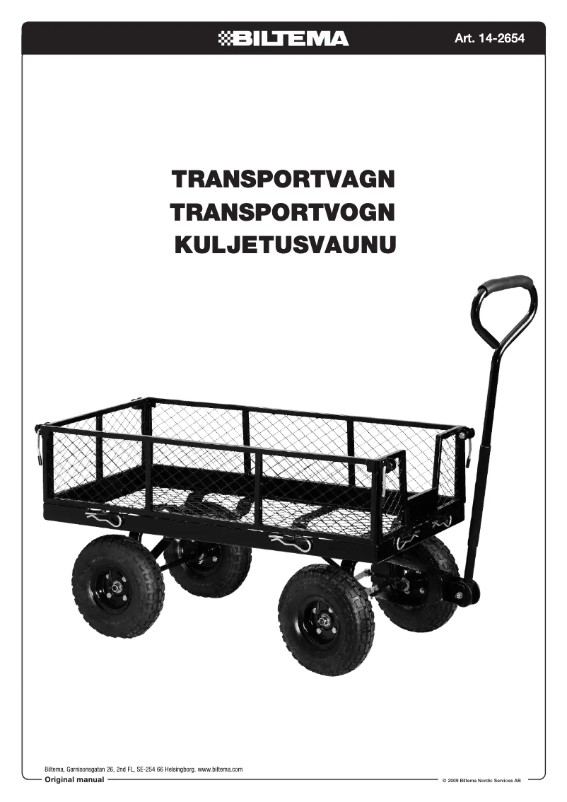 Imagen de la primera página del manual del dispositivo 14-2654