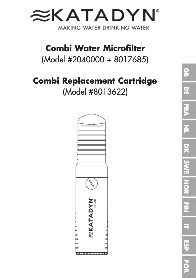 Imagen de la primera página del manual del dispositivo Combi Plus