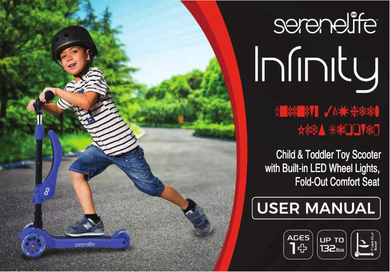 Página 1 del manual Manual de usuario SereneLife Infinity 3 SLKSTIG