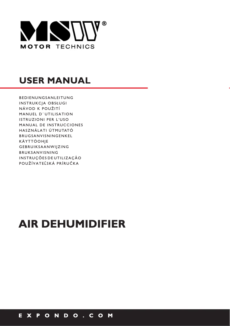 Imagen de la primera página del manual del dispositivo MSW-DEH660H