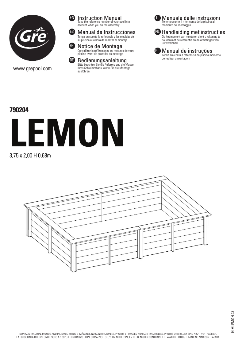 Imagen de la primera página del manual del dispositivo 790204