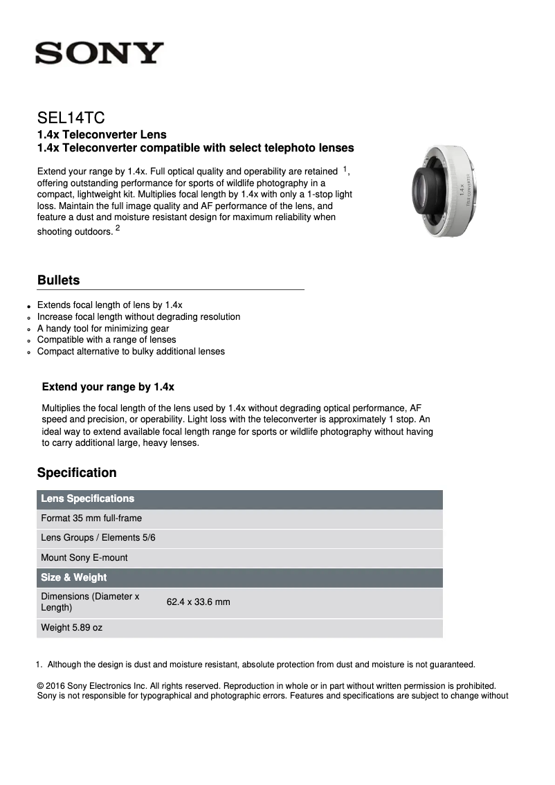 Imagen de la primera página del manual del dispositivo SEL14TC