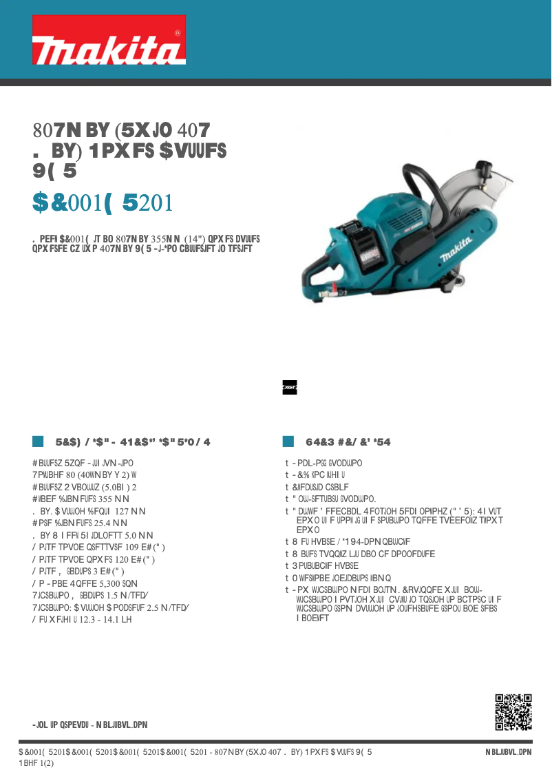 Imagen de la primera página del manual del dispositivo CE001G