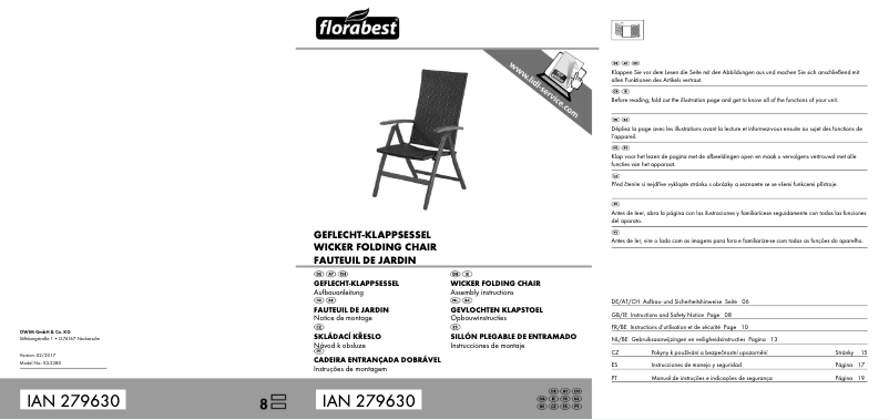 Página 1 del manual Manual de usuario Florabest IAN 279630